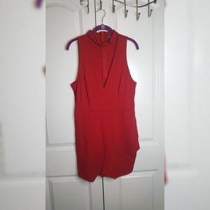 Charlotte Russe Red Romper